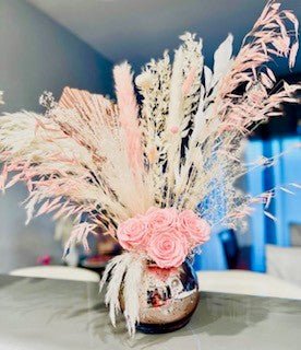 Sweet Pink Pampas Grass Arrangement – LottaCoco Creation's LLC