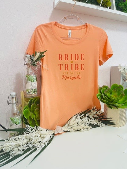 Wedding Bridesmaid Bride Tribe T-Shirts