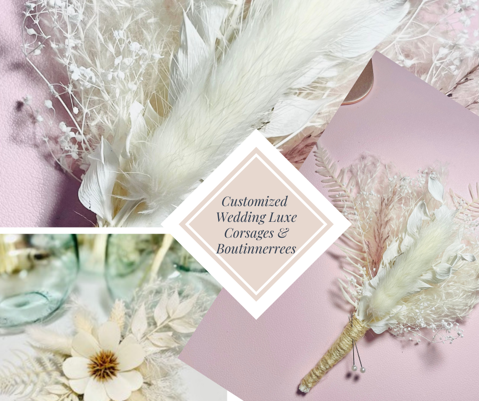 Customized Wedding Luxe Corsages & Boutonnières