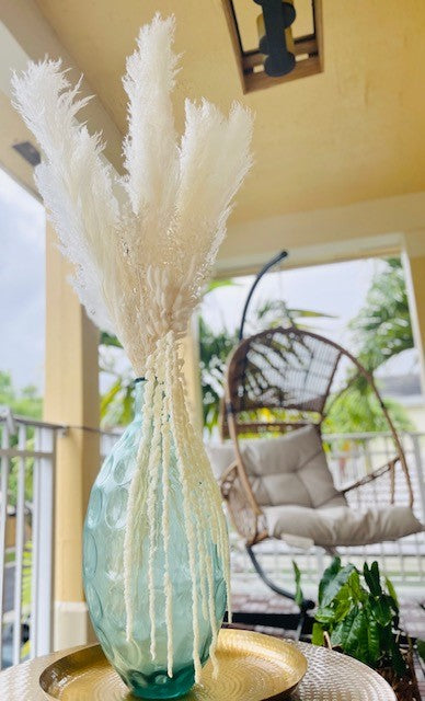 Bohemian Luxe Pampas Grass and Amaranthus